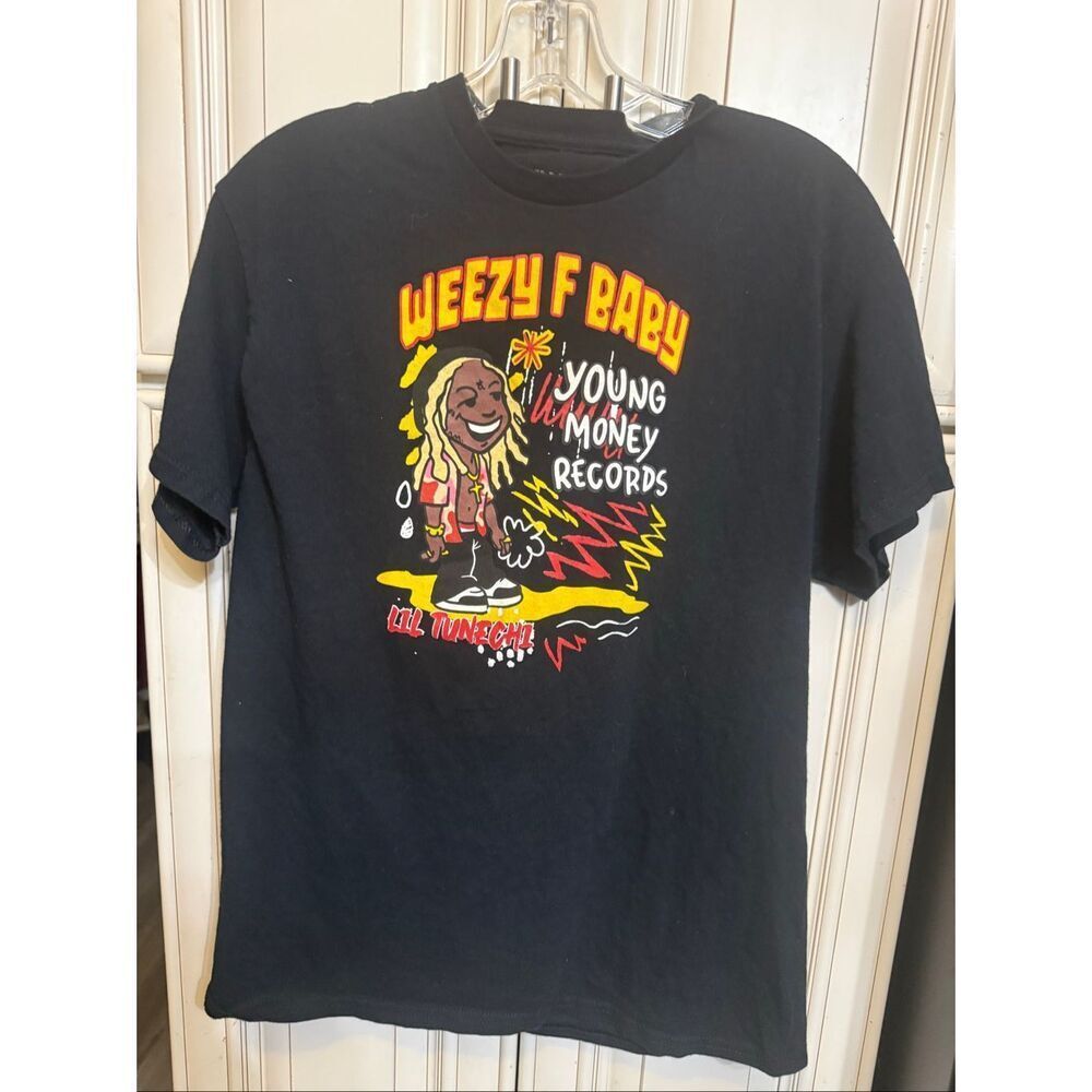 Reason Lil Wayne Youth Real G's Graphic Short Sleeve T-Shirt Black Size 18